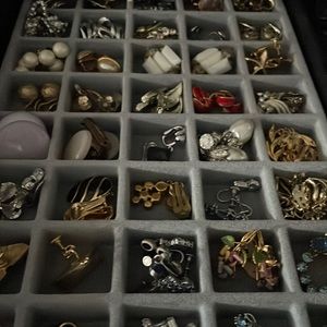 4 for $20!! Mystery bag vintage clip on earring bundle